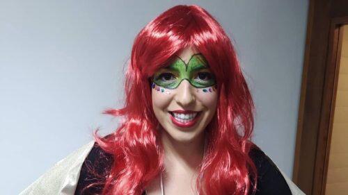 Imagen de Carmen Real, pregonera del Carnaval de Vícar 2026.