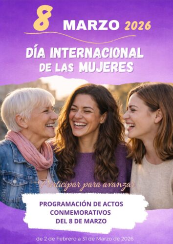Marzo 2026 – Programación 8M-DÍA INTERNACIONAL DE LAS MUJERES