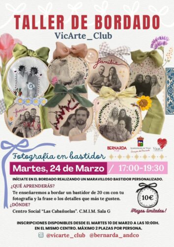 Talleres VicArte -Taller de Bordado