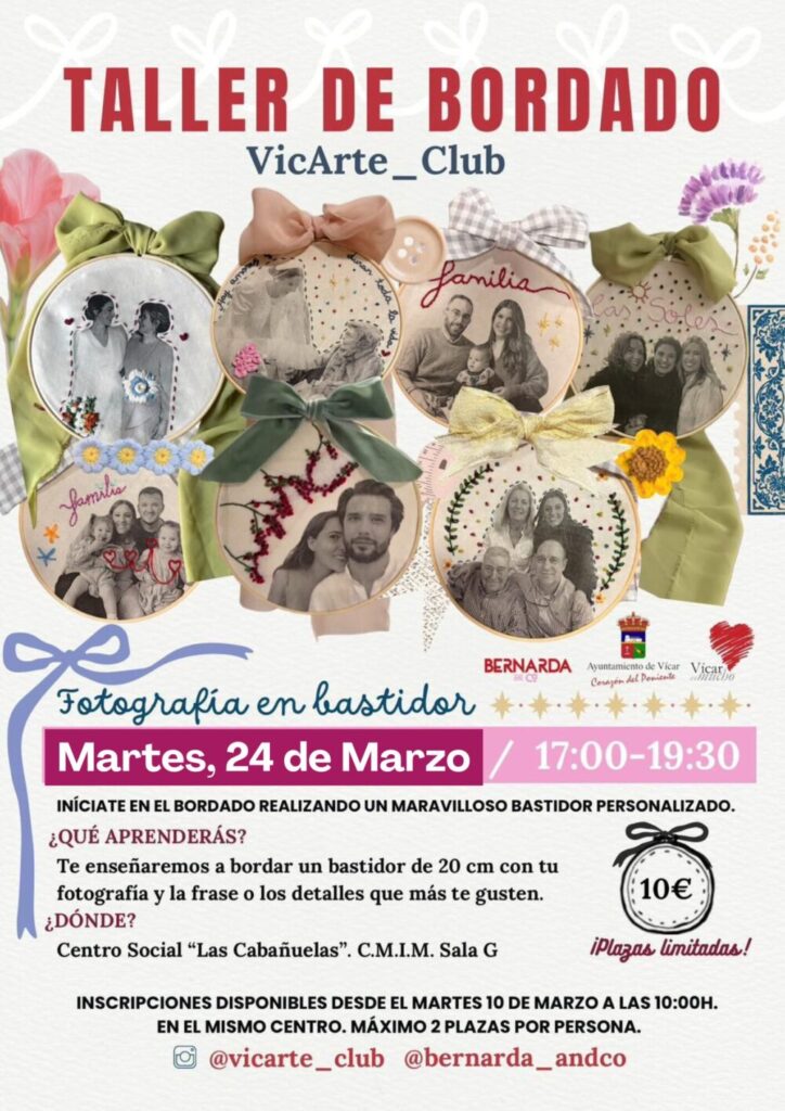Talleres VicArte -Taller de Bordado